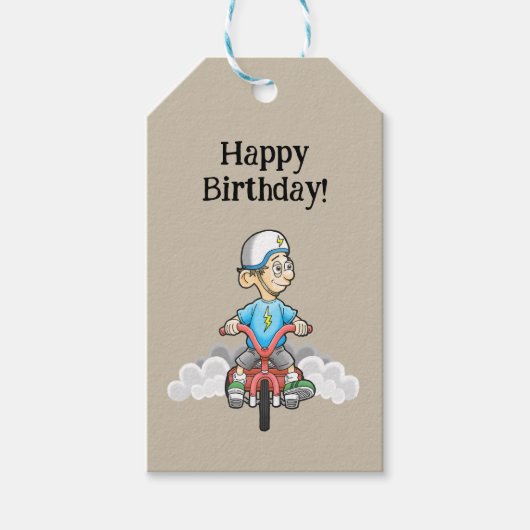 Alle bikers bellen cadeaulabel (Voorkant)