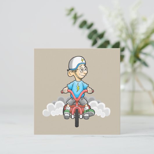 Alle bikers bellen kaart (Staand voorkant)