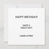 Alle bikers bellen kaart (Achterkant)