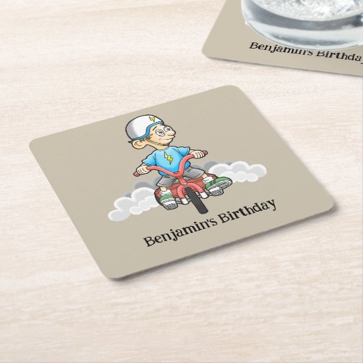 Alle bikers bellen kartonnen onderzetters (Schuin)