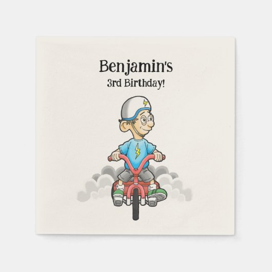 Alle bikers bellen servet (Voorkant)