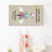 Alle bikers bellen spandoek (Insitu)