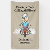 Alle bikers bellen spandoek (Verticaal)