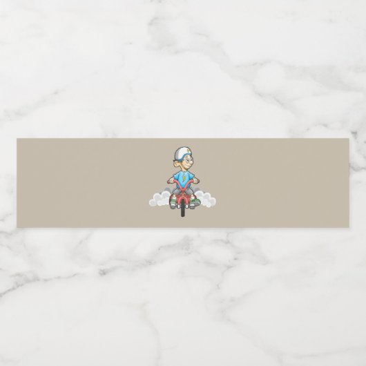 Alle bikers bellen waterfles etiket (Enkel label)