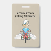Alle Bikers Komen Aangereden Badge (Achterkant)