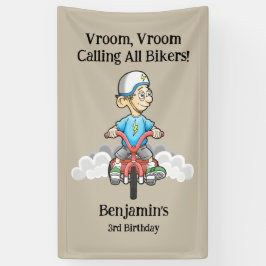 Alle Bikers Komen Spandoek