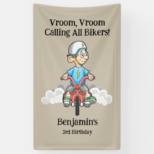 Alle Bikers Komen Spandoek (Verticaal)