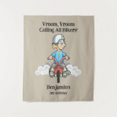 Alle Bikers Komen Wandkleed (Voorkant)