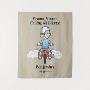 Alle Bikers Komen Wandkleed