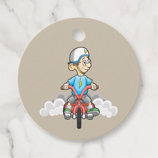 Alle bikers opgeroepen bedankjes labels (Voorkant)