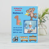 Alle binnenste Oerwoud-thema 1e verjaardag Kaart (Staand voorkant)