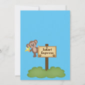 Alle binnenste Oerwoud-thema 1e verjaardag Kaart (Achterkant)