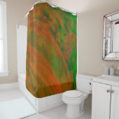 Alle bladeren van de ventilatorkleur douchegordijn (In situ)