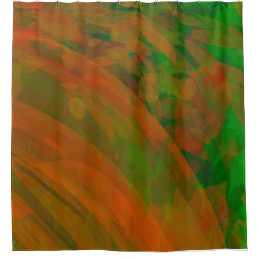 Alle bladeren van de ventilatorkleur douchegordijn (Voorkant)