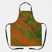 Alle bladeren van de ventilatorkleur schort (Voorkant)