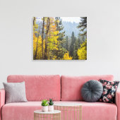 Alle bladeren van het meer van het schilderachtige canvas afdruk (Insitu (Woonkamer))