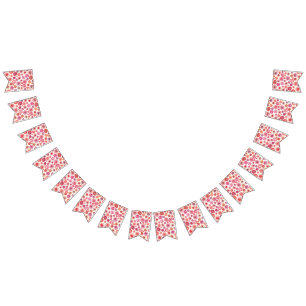 Alle bloemen vlaggetjes