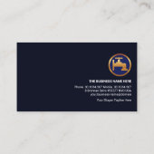 Alle Blue Water Drop Gold Faucet Plug Service Visitekaartje (Achterkant)
