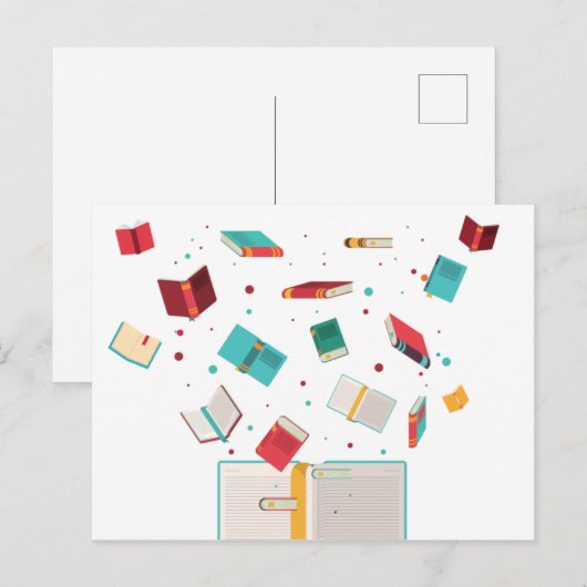 Alle boeken briefkaart (Voorkant / Achterkant)