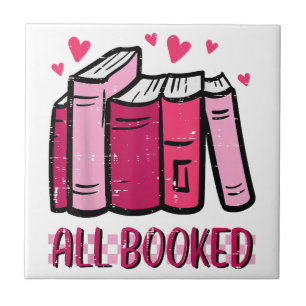 Alle boeken Grappig Lees boek Lezen Bibliotheek Ma Tegeltje