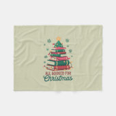 Alle boeken voor de kerstbibliothecaris Book Lover Fleece Deken (Voorkant (Horizontaal))