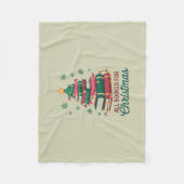 Alle boeken voor de kerstbibliothecaris Book Lover Fleece Deken (Voorkant)