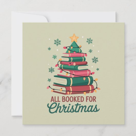 Alle boeken voor de kerstbibliothecaris Book Lover Kaart (Voorkant)