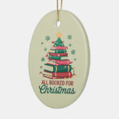Alle boeken voor de kerstbibliothecaris Book Lover Keramisch Ornament (Links)