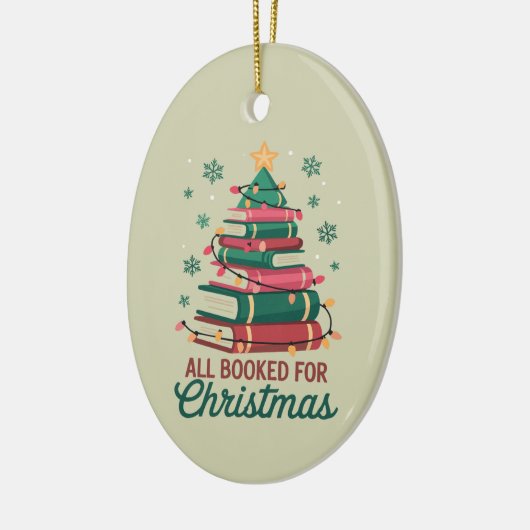 Alle boeken voor de kerstbibliothecaris Book Lover Keramisch Ornament (Links)