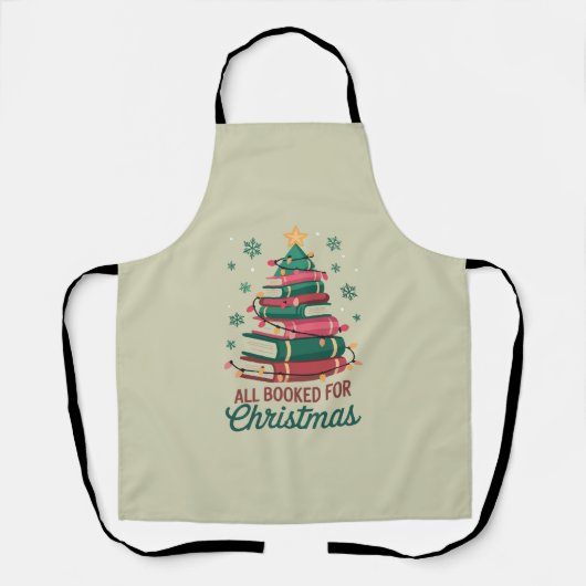 Alle boeken voor de kerstbibliothecaris Book Lover Schort (Voorkant)