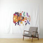 Alle boeken voor Halloween Teacher Ghost Wandkleed (In Situ (horizontaal))