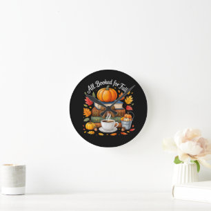 Alle boeken voor herfst Boeken Coffee Cozy Herfst Ronde Klok