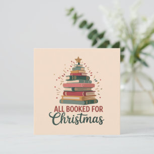 Alle boeken voor Kerst Boekenboom Kerstmis Leraar Feestdagenkaart