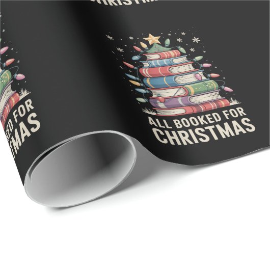 Alle boeken voor kerst Kerstmis boom Vakantie Cadeaupapier (Rol Hoek)