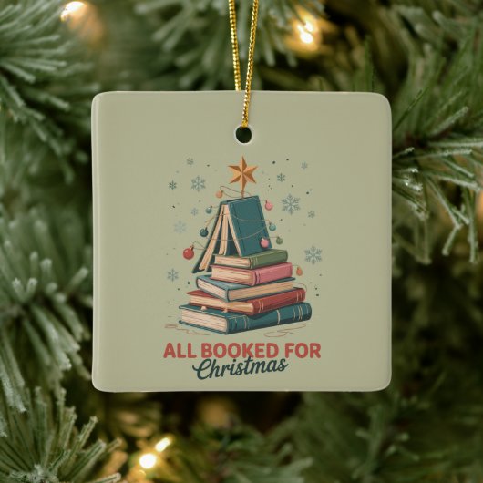 Alle boeken voor kerstboom kerstleraar keramisch ornament (Boom)