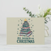 Alle boeken voor kerstcadeau voor Librarian Lover Feestdagenkaart (Staand voorkant)