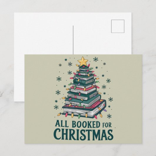 Alle boeken voor kerstcadeau voor Librarian Lover Feestdagenkaart (Voorkant / Achterkant)