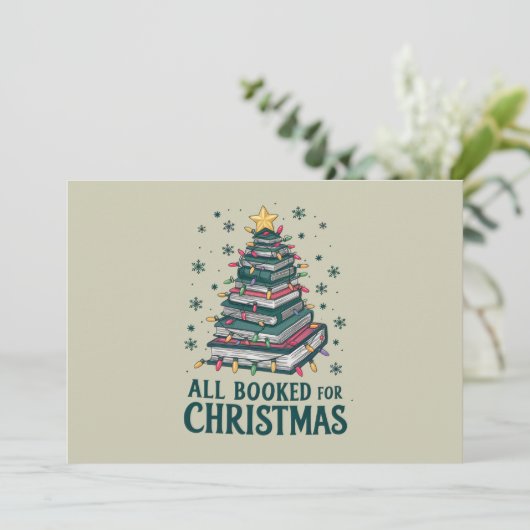 Alle boeken voor kerstcadeau voor Librarian Lover Kaart (Staand voorkant)