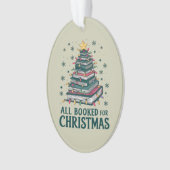 Alle boeken voor kerstcadeau voor Librarian Lover Ornament (voorkant)