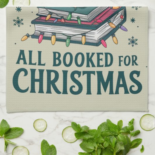 Alle boeken voor kerstcadeau voor Librarian Lover Theedoek (Gevouwen)