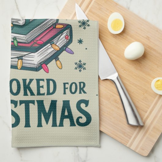 Alle boeken voor kerstcadeau voor Librarian Lover Theedoek (Quarter Fold)