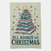 Alle boeken voor kerstcadeau voor Librarian Lover Theedoek (Verticaal)
