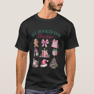 Alle boeken voor Kerstmis Coquette Bow Girly Boek  T-shirt