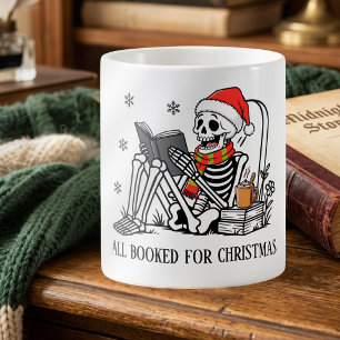 Alle boeken voor Kerstmis Grappige Leesskelet Koffiemok