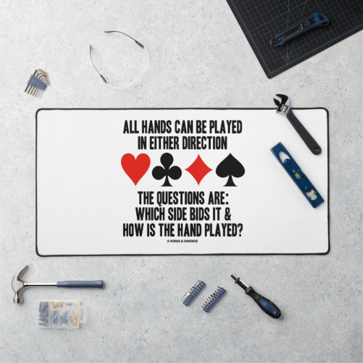 Alle (Brug) handen kunnen één van beide richting w Bureaumat (Werkstation)