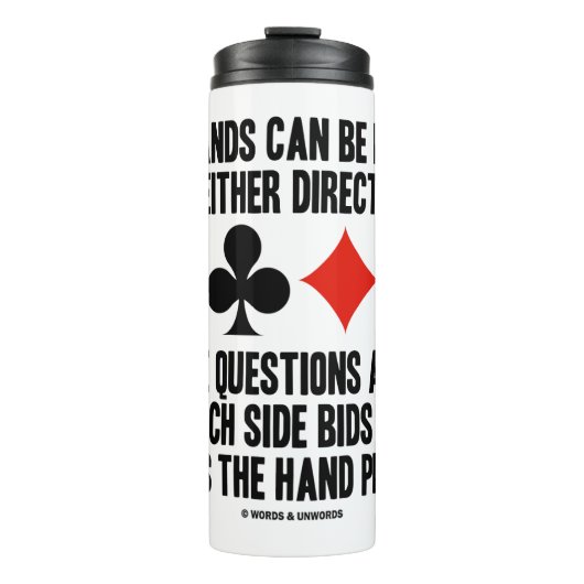 Alle (Brug) handen kunnen één van beide richting w Thermosbeker (Voorkant)