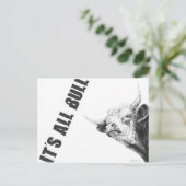 ALLE BULL BRIEFKAART (Staand voorkant)