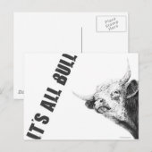 ALLE BULL BRIEFKAART (Voorkant / Achterkant)