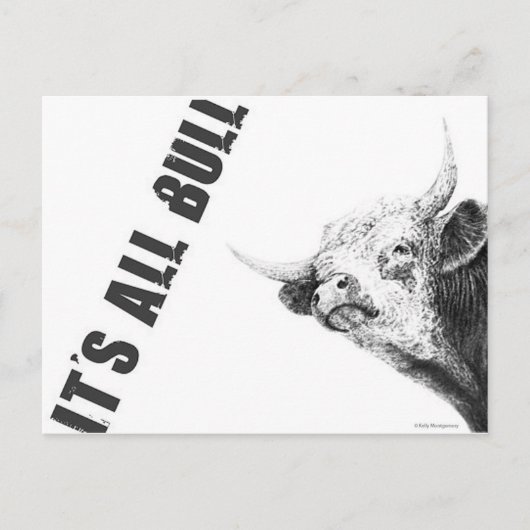 ALLE BULL BRIEFKAART (Voorkant)