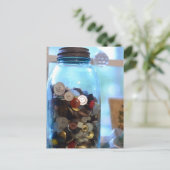 Alle Buttonnen in de Ball-pot met een zinkdeksel Briefkaart (Staand voorkant)